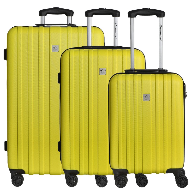 CHECK.IN Aurora - Trolley-Set 3tlg. (zitronengelb)