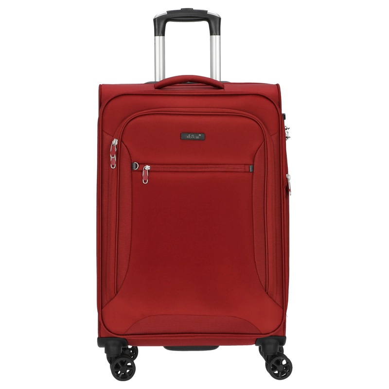 D&N Travel Line 6404 - 4-Rollen-Trolley M 68 cm (bordeaux)