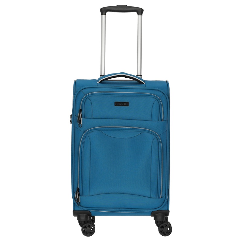 D&N Travel Line 9204 - 4-Rollen-Kabinentrolley S 55 cm (blau)
