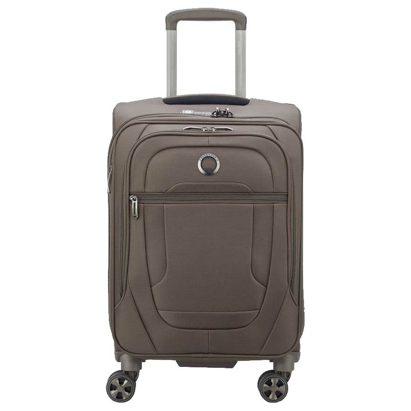 Delsey Paris Helium Dlx 2.0 Slim Line - 4-Rollen-Kabinentrolley 55 cm (mokka)