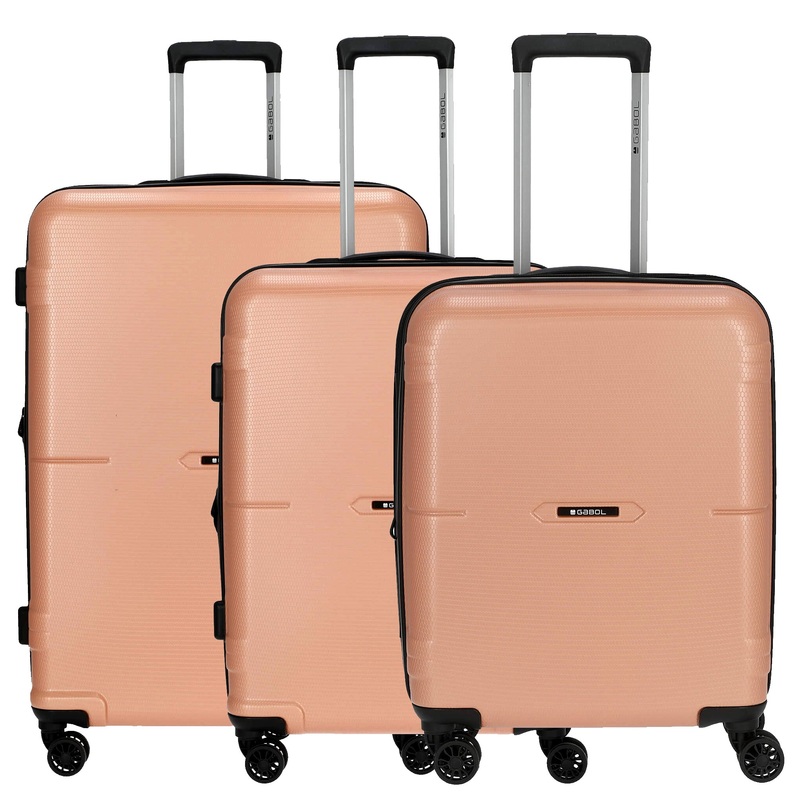 Gabol Bari - 4-Rollen-Trolley Set 3tlg. S/M/L erw. (rosa)