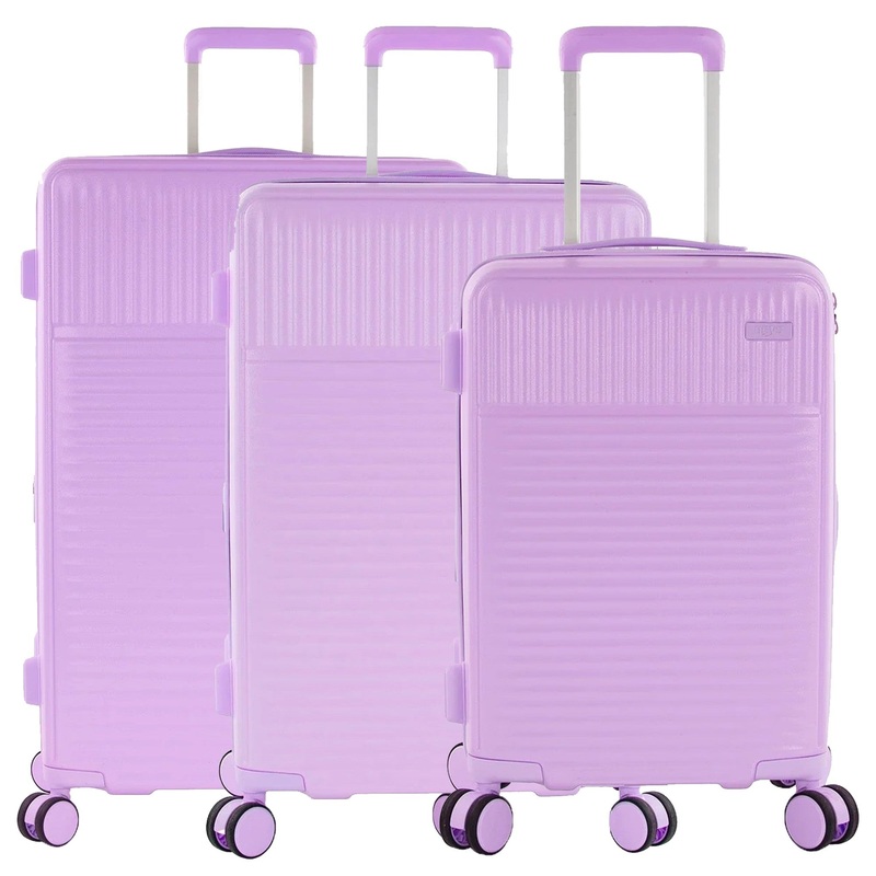 Heys Pastel - 4-Rollen-Trolley Set 3tlg. erw. (lavender)