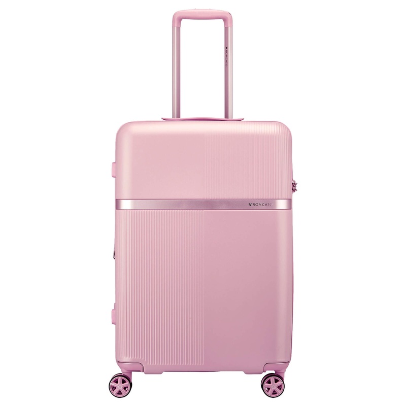 Roncato AirGlam - 4-Rollen-Trolley M 68 cm erw. (rosa cipria)