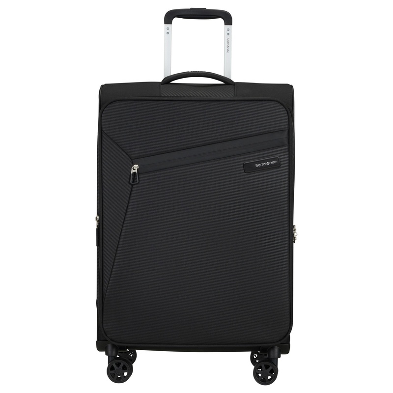 Samsonite Litebeam - 4-Rollen-Trolley M 66 cm erw. (black)