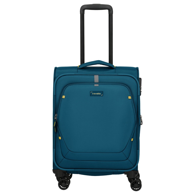 Travelite Umbria - 4-Rollen-Kabinentrolley S 55 cm erw. (petrol)
