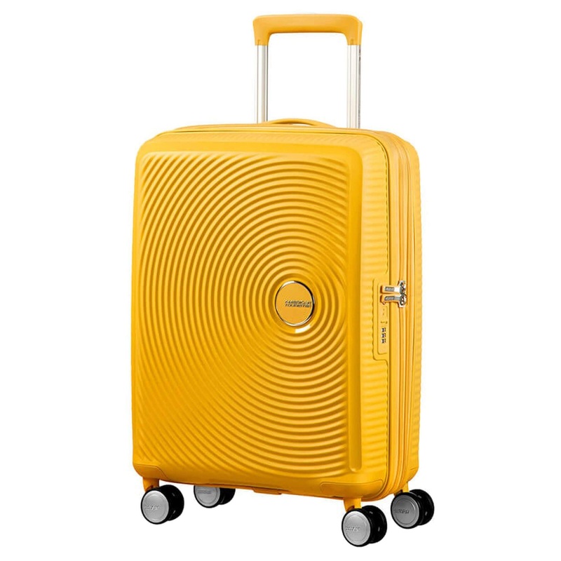 American Tourister Soundbox - 4-Rollen-Kabinentrolley 55 cm erw. (gelb)