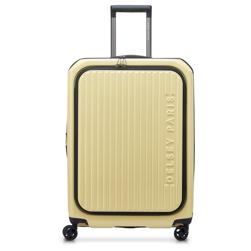 Delsey Paris Securitime - 4-Rollen-Trolley M 66 cm erw. (blassgelb)