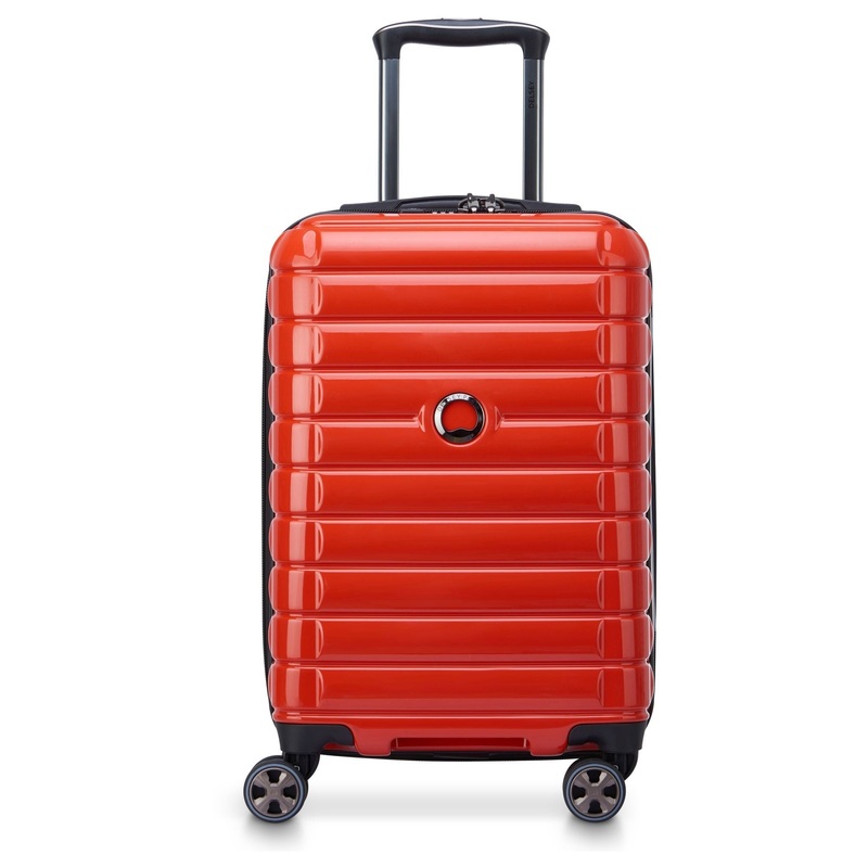 Delsey Paris Shadow 5.0 - 4-Rollen-Kabinentrolley USB 55 cm (intensives rot)