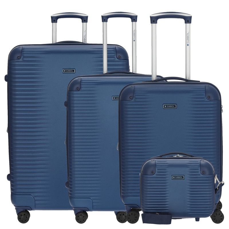 Gabol Balance XP - 4-Rollen-Trolley Set 4tlg. S/M/L + Beautycase (azul)