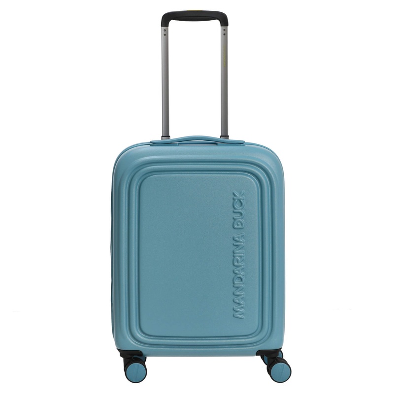 Mandarina Duck Logoduck+ - 4-Rollen-Kabinentrolley 52 cm erw. (aqua)