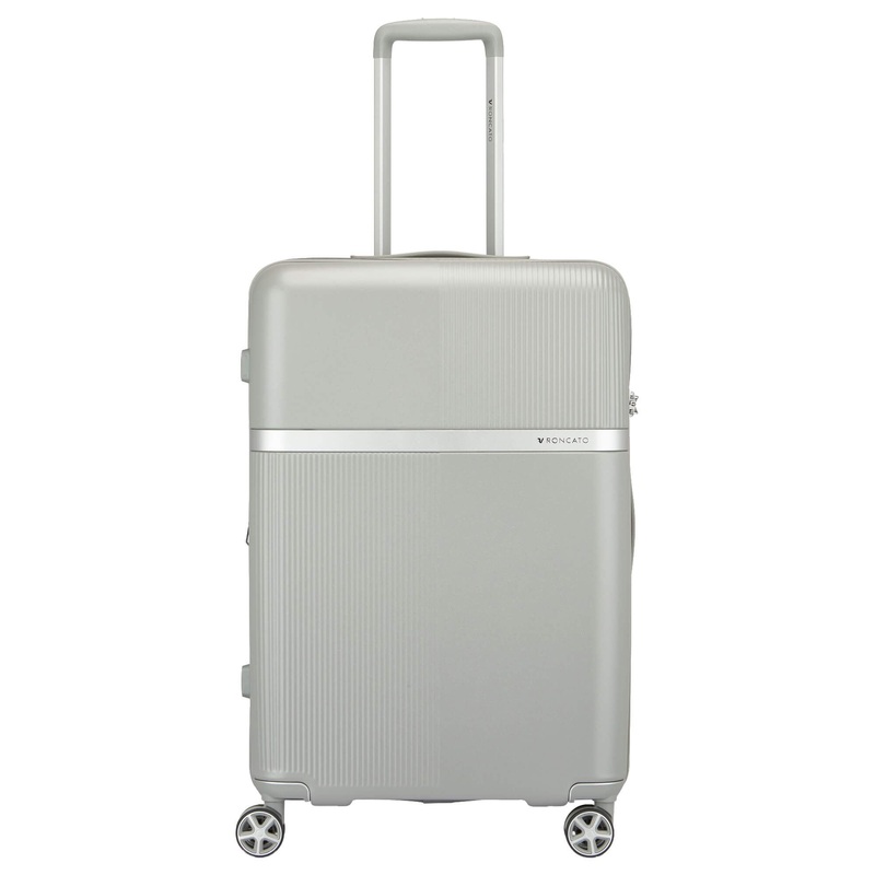 Roncato AirGlam - 4-Rollen-Trolley M 68 cm erw. (grigio perla)