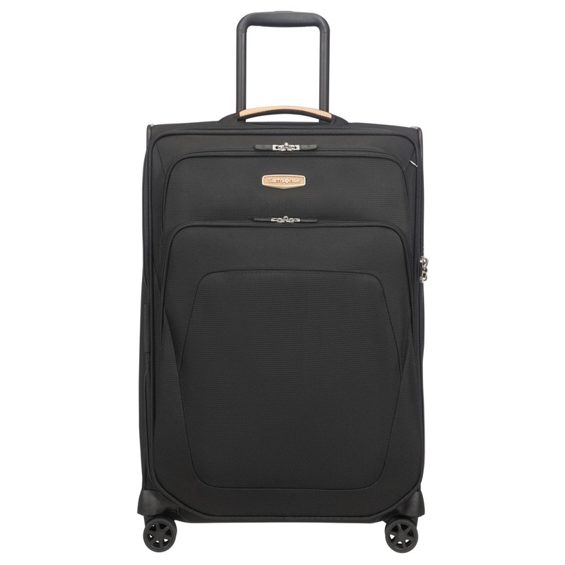 Samsonite Spark SNG Eco - 4-Rollen-Trolley 67 cm erw. (eco black)