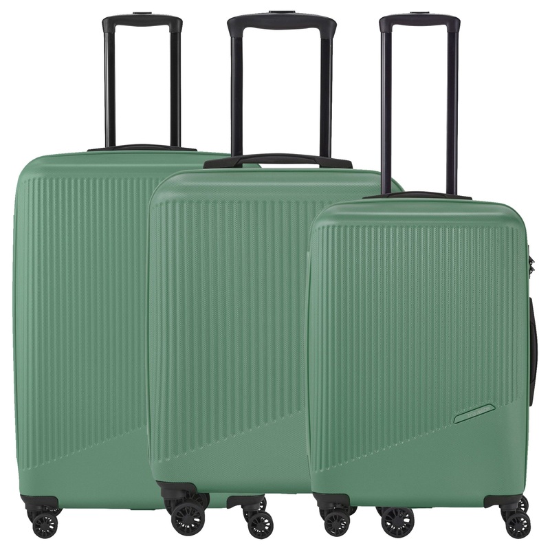 Travelite Bali - 4-Rollen Trolley Set 3tlg. (grn)