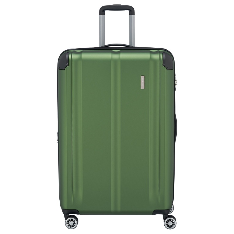 Travelite City - 4-Rollen-Trolley erw. L 77 cm (grn)
