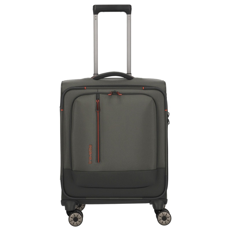 Travelite Crosslite - 4-Rollen-Kabinentrolley S 55 cm (oliv)