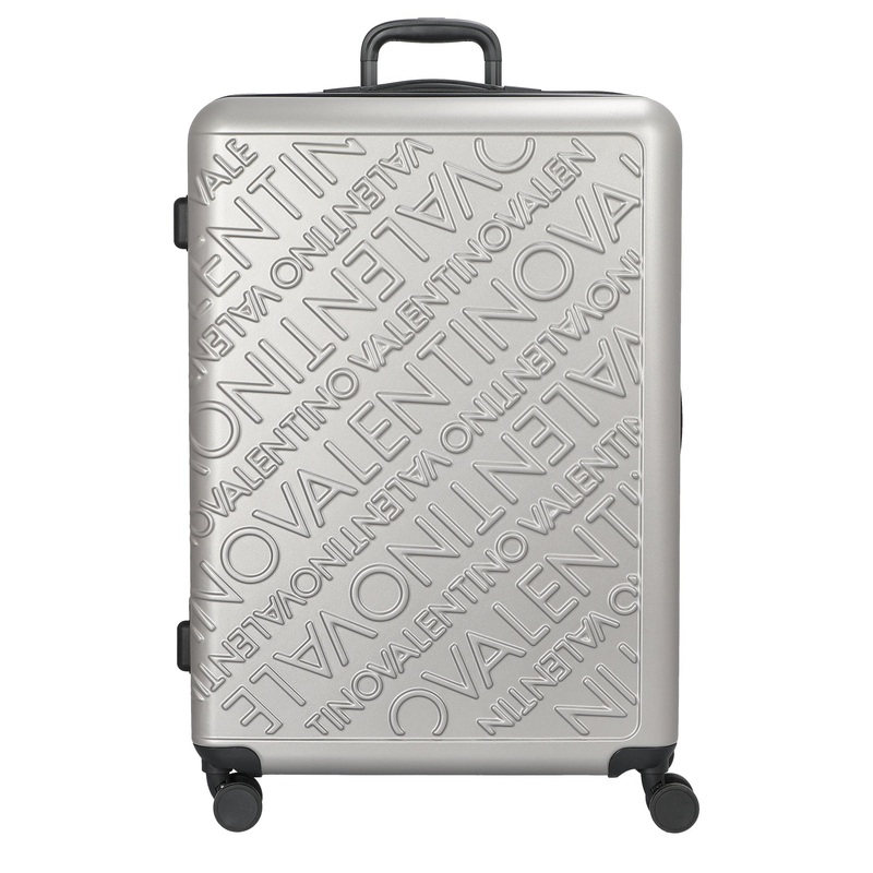 Valentino Bags Mars Carry On - 4-Rollen-Trolley L 76 cm (silber)