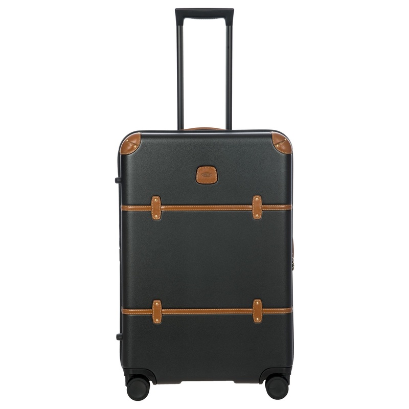 Brics Bellagio - 4-Rollen-Trolley 70.5 cm erw. recycelt (black/tan)