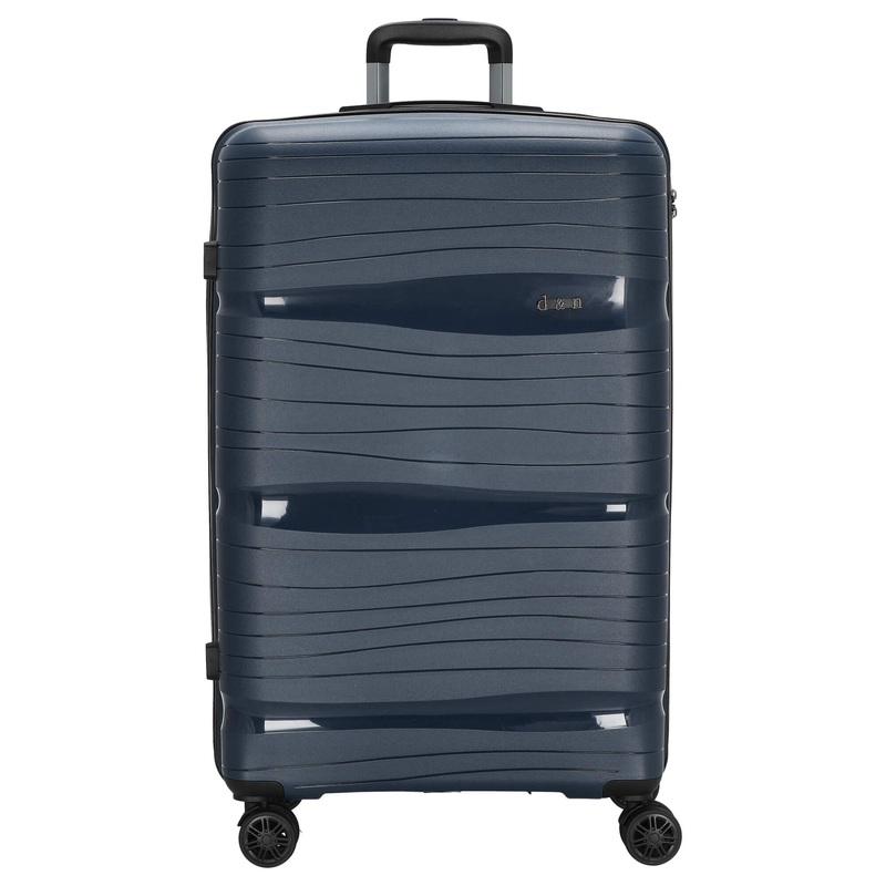 D&N Travel Line 4300 - 4-Rollen-Trolley L 76 cm (dunkelblau)