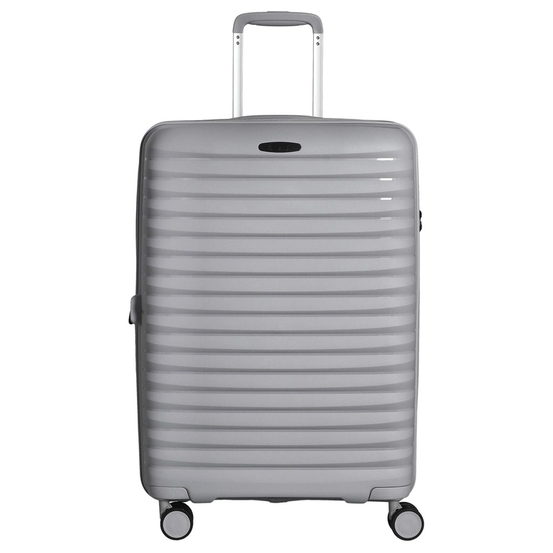 D&N Travel Line 4500+ - 4-Rollen-Trolley M 65 cm erw. (grau)