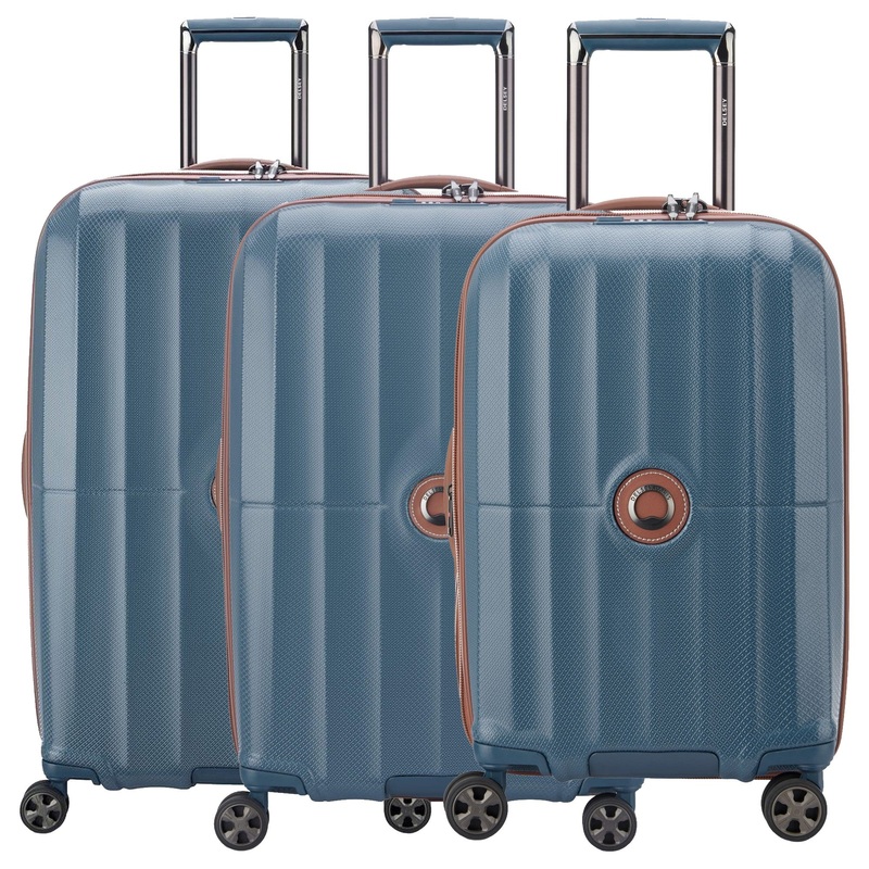 Delsey Paris Carrousel - 4-Rollen-Trolley Set 3tlg. (meerblau)