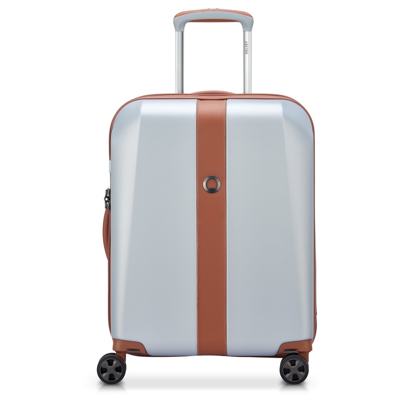 Delsey Paris Promenade Hard 2.0 SL - 4 Rollen-Kabinentrolley 55 cm (silber)