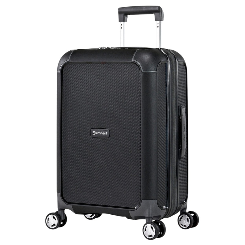 Eminent AEGIS - 4-Rollen-Kabinentrolley 55 cm erw. (midnight black)