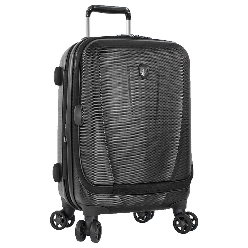 Heys Vantage Smart Access - 4-Rollen-Kabinentrolley S 15.6" 53 cm erw. (black)