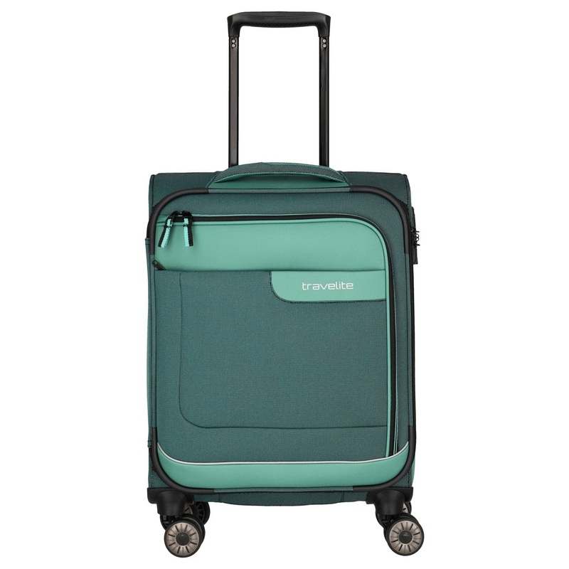 Travelite Viia - 4-Rollen-Kabinentrolley S 55 cm (Eukalyptus)