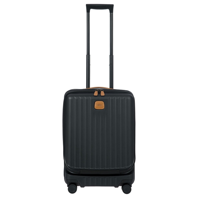 Brics Capri - 4-Rollen-Kabinentrolley mit Vortasche 55 cm (black)