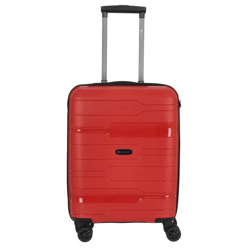 CHECK.IN Memphis - 4-Rollen-Kabinentrolley 55 cm (rot)