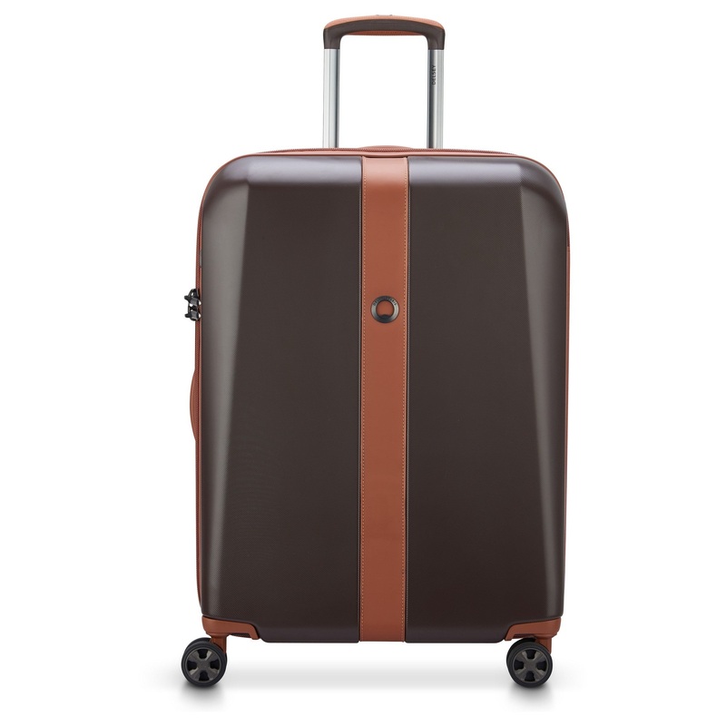 Delsey Paris Promenade Hard 2.0 - 4-Rollen-Trolley 66 cm erw. (schokolade)