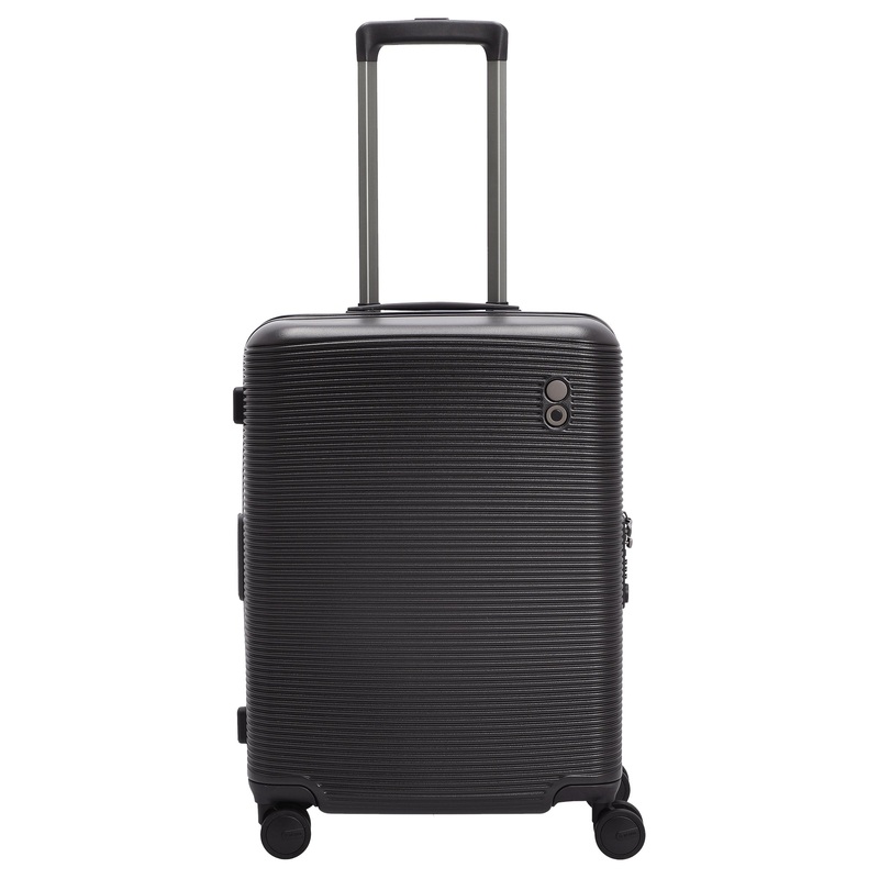 Echolac Ultima PowerZip - 4-Rollen-Kabinentrolley 55 cm erw. (dark chocolate)