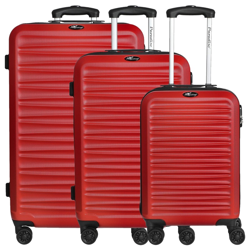 Paradise by CHECK.IN Havanna 2.0 - Trolley-Set 3tlg. (rot)