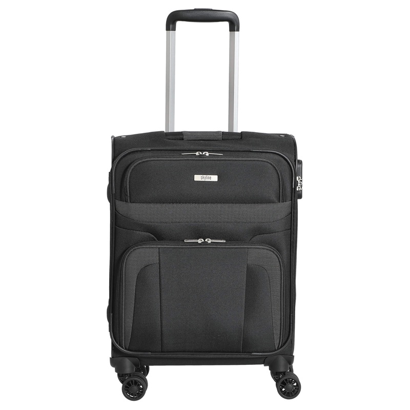 Skyline Orlando - 4-Rollen-Kabinentrolley S 54 cm (schwarz)