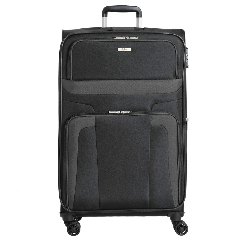 Skyline Orlando - 4-Rollen-Trolley L 76 cm erw. (schwarz)