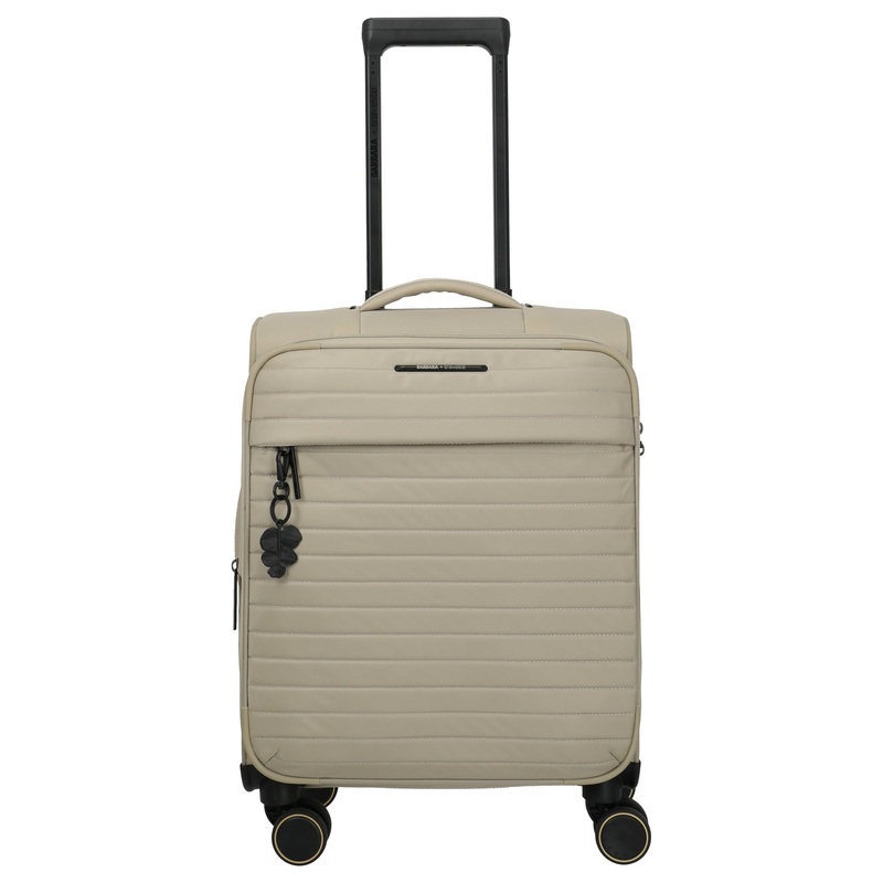 Travelite BARBARA Stepp - 4-Rollen-Trolley S 55 cm erw. (satin nude, 55 cm)