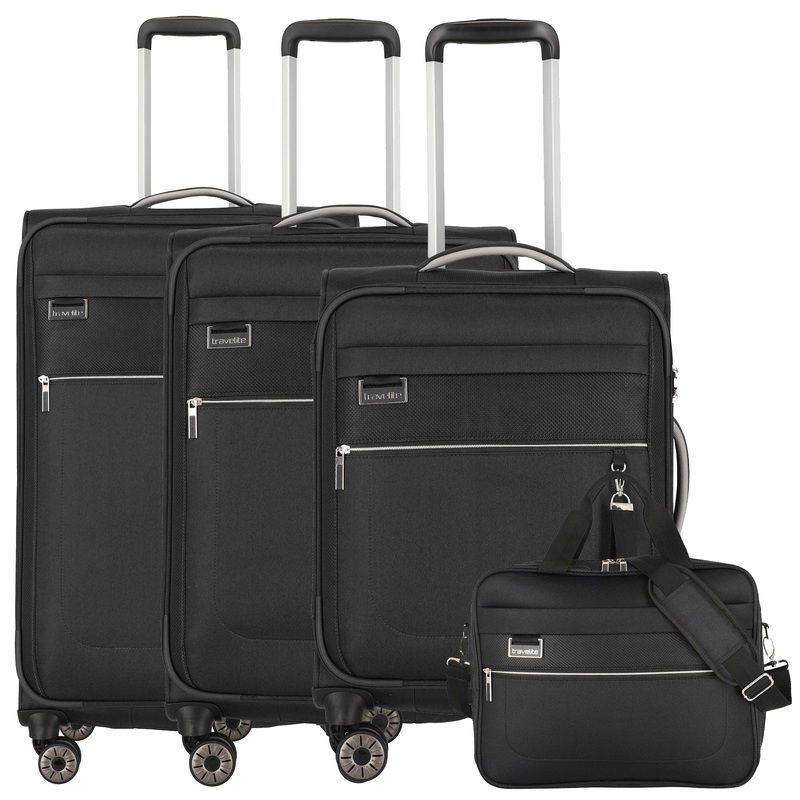 Travelite Miigo - 4-Rollen Trolley Set 4tlg. (nachtschwarz)
