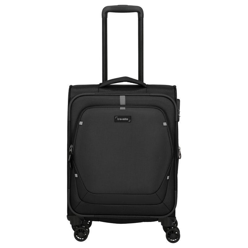 Travelite Umbria - 4-Rollen-Kabinentrolley S 55 cm erw. (black)