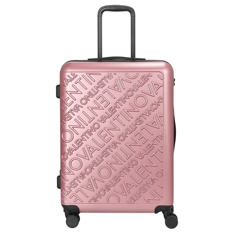 Valentino Bags Mars Carry On - 4-Rollen-Trolley M 65 cm (rosa antico)