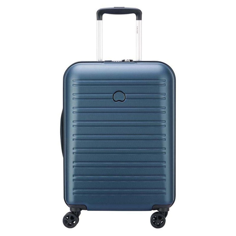 Delsey Paris Segur 2.0 - 4-Rollen-Kabinentrolley Slim Line S 55 cm (blau)