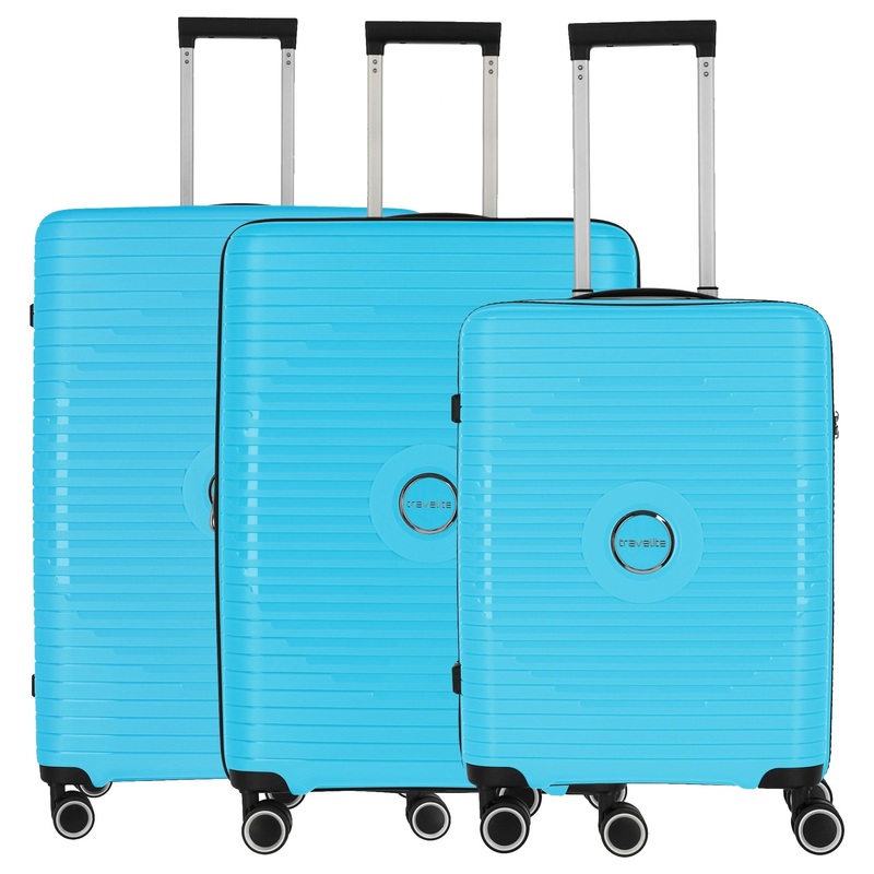 Travelite Orbita - 4-Rollen-Trolley Set 3tlg. (trkis)