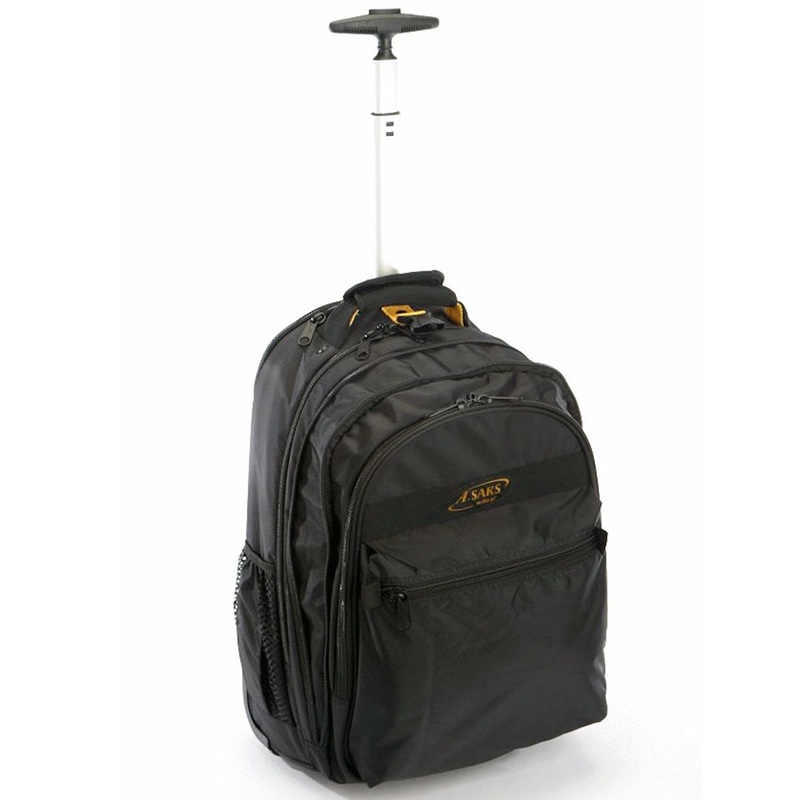 A.SAKS Expandable Trolley Laptop Backpack