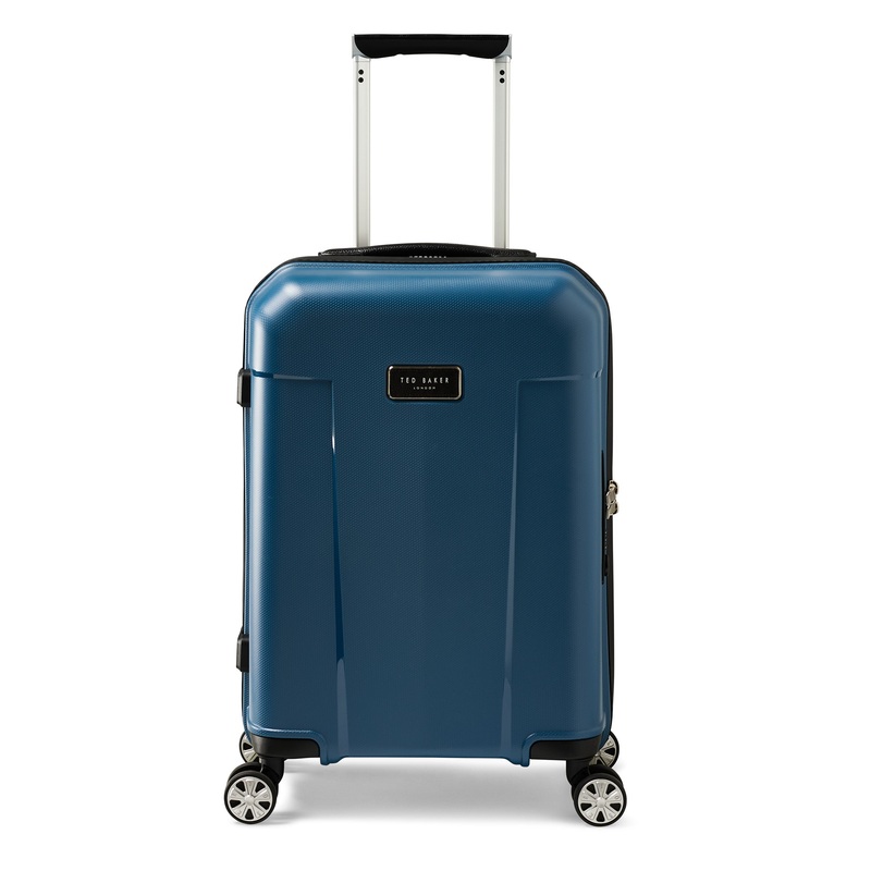 Ted baker Ted Baker Flying Colours Hardside Trolley 4 Wheel Spinner, TSA Lock, Lightweight Suitcase, Men and Women