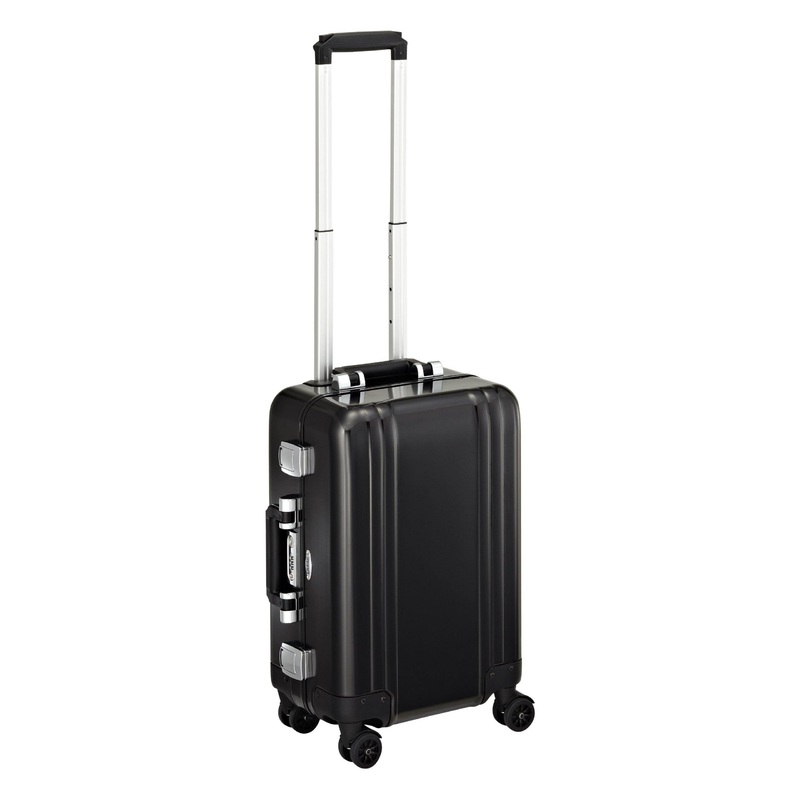 ZERO Halliburton Classic Aluminum Carry On 4 Wheel Spinner Travel Case