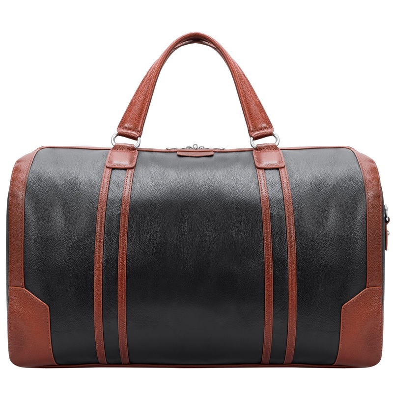 McKlein USA Kinzie 20" Leather Two-Tone Tablet Carry-All Duffel