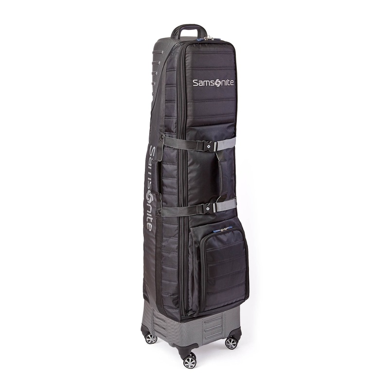 Samsonite "The Protector Hardside and Softside Golf Travel Bag with Shark Wheels