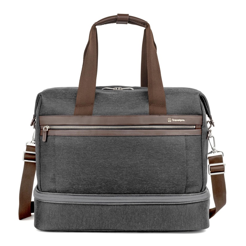 Travelpro Platinum Elite Carry on Soft Travel Drop-Bottom Weekender Bag (18.5 Inch)