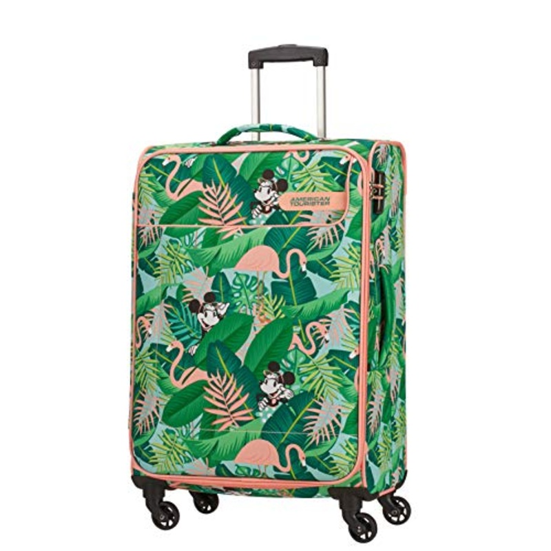 American Tourister Funshine Disney Suitcase, 66 cm, 63.5 liters, Multicolour (Minnie Miami Palms)