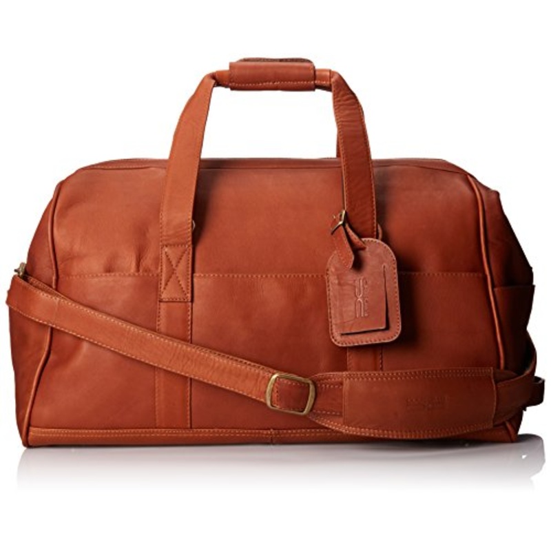Claire Chase Vintage Duffel, Saddle, One Size