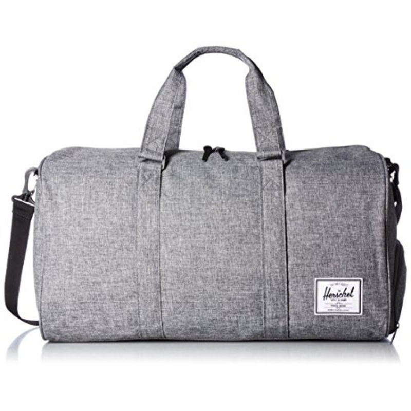 Herschel Supply Co. Novel Duffel Bag 1-Piece, Raven Crosshatch, One Size